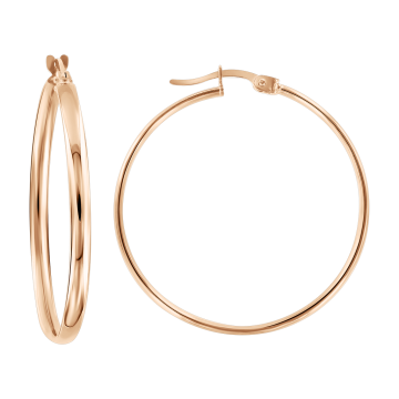 Ringohrringe aus Rotgold 585° 