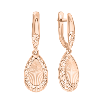 Ohrringe aus Rotgold 585° 