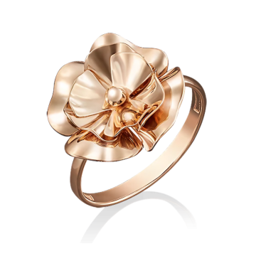 Rotgold 585° Damenring 