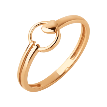 Rotgold 585° Damenring 