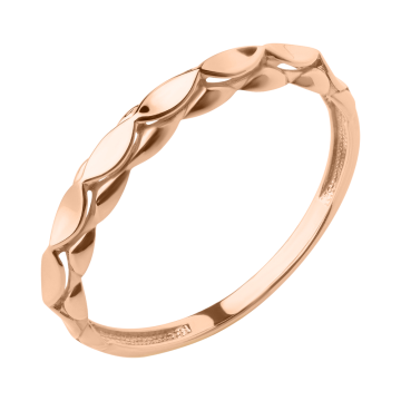 Rotgold 585° Damenring 