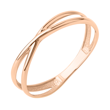 Rotgold 585° Damenring 