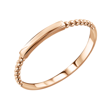 Rotgold 585° Damenring 