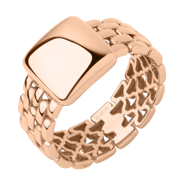 Rotgold 585° Damenring 