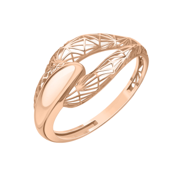 Rotgold 585° Damenring 