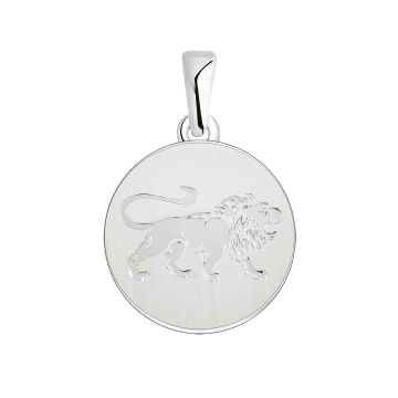 Anhänger Sternzeichen Löwe aus 925er Sterling Silber 
