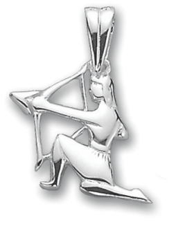 Silver zodiac sign "Sagittarius" 