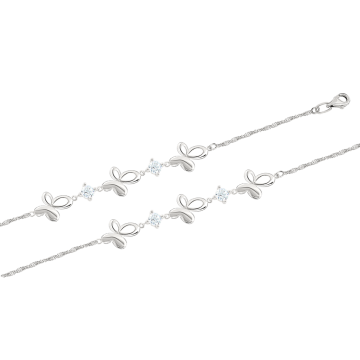 Armband aus 925er Sterling Silber mit Zirkonia 