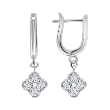 Ohrringe aus 925er Sterling Silber mit Zirkonia 