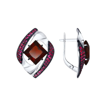 Ohrringe aus 925er Sterling Silber mit Zirkonia 