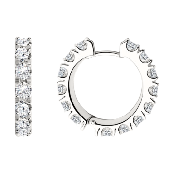 Ohrringe aus 925er Sterling Silber mit Zirkonia 