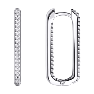 Ohrringe aus 925er Sterling Silber mit Zirkonia 