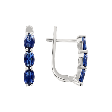 Ohrringe aus 925er Sterling Silber mit Zirkonia 