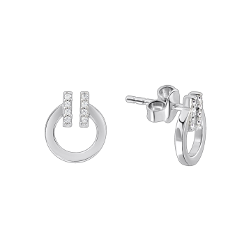 Ohrstecker aus Silber 925° mit Zirkonia 