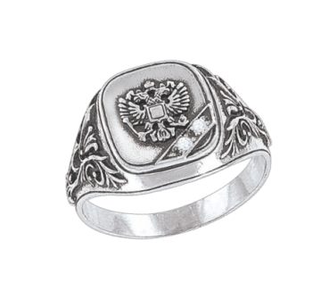 Herrenring  - 925er Sterling Silber mit Zirkonia 