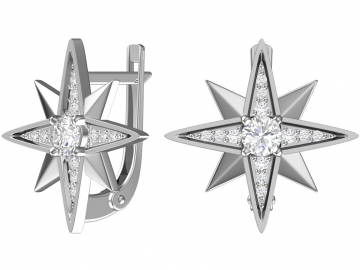 Ohrringe aus 925er Sterling Silber mit Zirkonia 