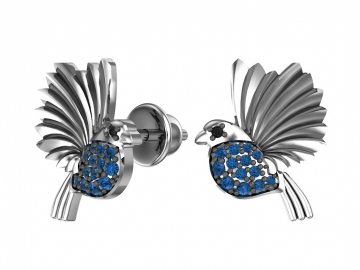 Ohrstecker aus 925er Sterling Silber mit Zirkonia 