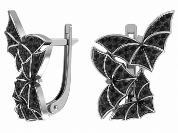 Ohrringe aus 925er Sterling Silber mit Zirkonia 