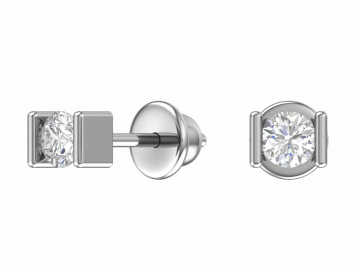 Ohrstecker aus 925er Sterling Silber mit Zirkonia 