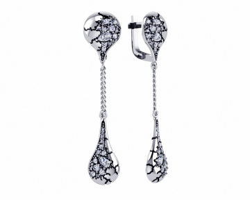 Ohrringe aus 925er Sterling Silber mit Zirkonia 