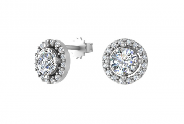 Ohrstecker aus 925er Sterling Silber mit Zirkonia 