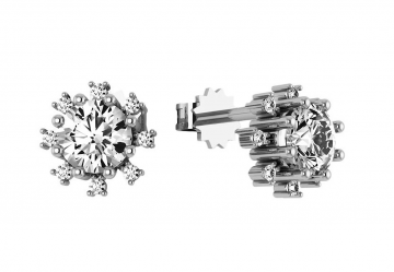 Ohrstecker aus 925er Sterling Silber mit Zirkonia 