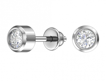 Ohrstecker aus 925er Sterling Silber mit Zirkonia 