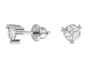 Ohrstecker aus 925er Sterling Silber mit Zirkonia 