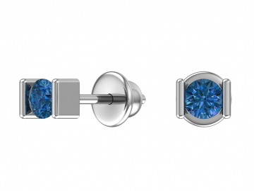 Ohrstecker aus 925er Sterling Silber mit Zirkonia 