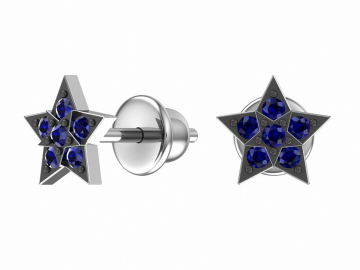 Ohrstecker aus 925er Sterling Silber mit Zirkonia 