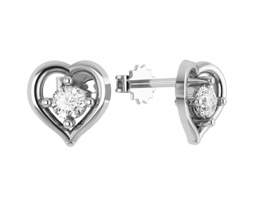 Ohrstecker aus 925er Sterling Silber mit Zirkonia 