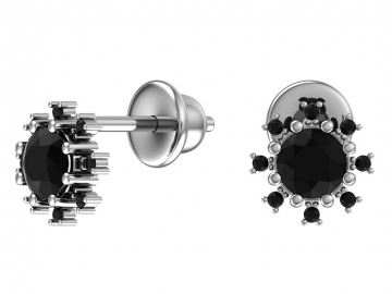 Ohrstecker aus 925er Sterling Silber mit Zirkonia 