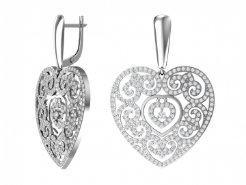 Ohrringe aus 925er Sterling Silber mit Zirkonia 