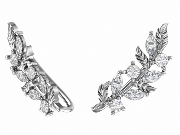 Ohrringe aus 925er Sterling Silber mit Zirkonia 