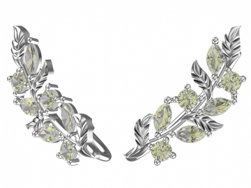 Ohrringe aus 925er Sterling Silber mit Zirkonia 