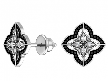 Ohrstecker aus 925er Sterling Silber mit Zirkonia 