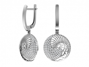 Ohrringe aus 925er Sterling Silber mit Zirkonia 