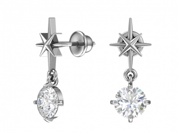 Ohrstecker aus 925er Sterling Silber mit Zirkonia 