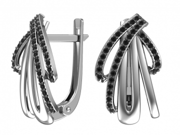 Ohrringe aus 925er Sterling Silber mit Zirkonia 