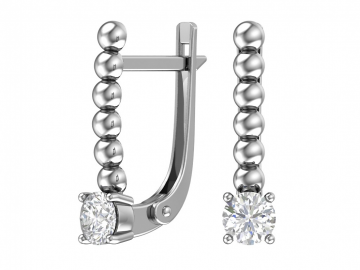 Ohrringe aus 925er Sterling Silber mit Zirkonia 