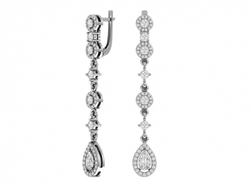 Ohrringe aus 925er Sterling Silber mit Zirkonia 