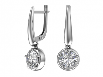 Ohrringe aus 925er Sterling Silber mit Zirkonia 