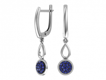 Ohrringe aus 925er Sterling Silber mit Zirkonia 