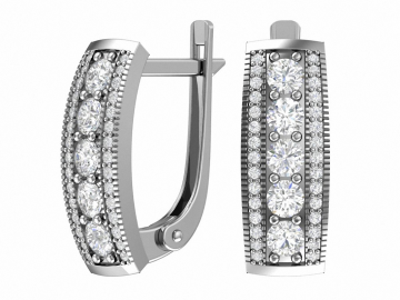 Ohrringe aus 925er Sterling Silber mit Zirkonia 