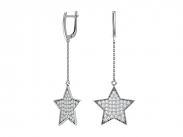 Ohrringe aus 925er Sterling Silber mit Zirkonia 