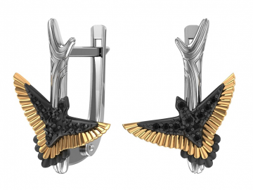 Ohrringe aus 925er Sterling Silber mit Zirkonia 