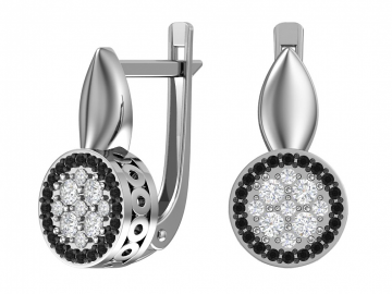 Ohrringe aus 925er Sterling Silber mit Zirkonia 