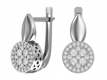 Ohrringe aus 925er Sterling Silber mit Zirkonia 