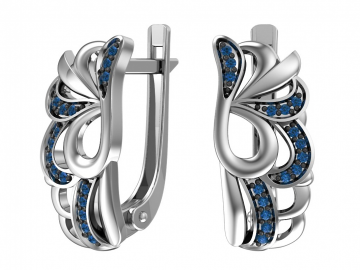 Ohrringe aus 925er Sterling Silber mit Zirkonia 