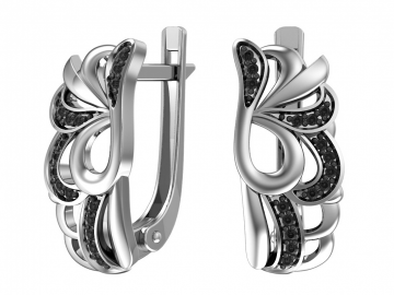 Ohrringe aus 925er Sterling Silber mit Zirkonia 